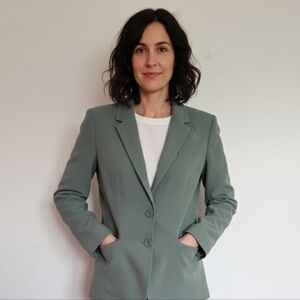 New J. Crew Madelyn Classic Blush Green Blazer